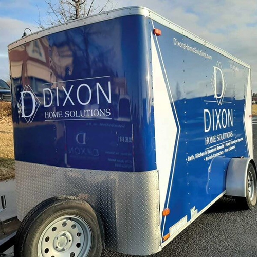 Custom trailer graphics